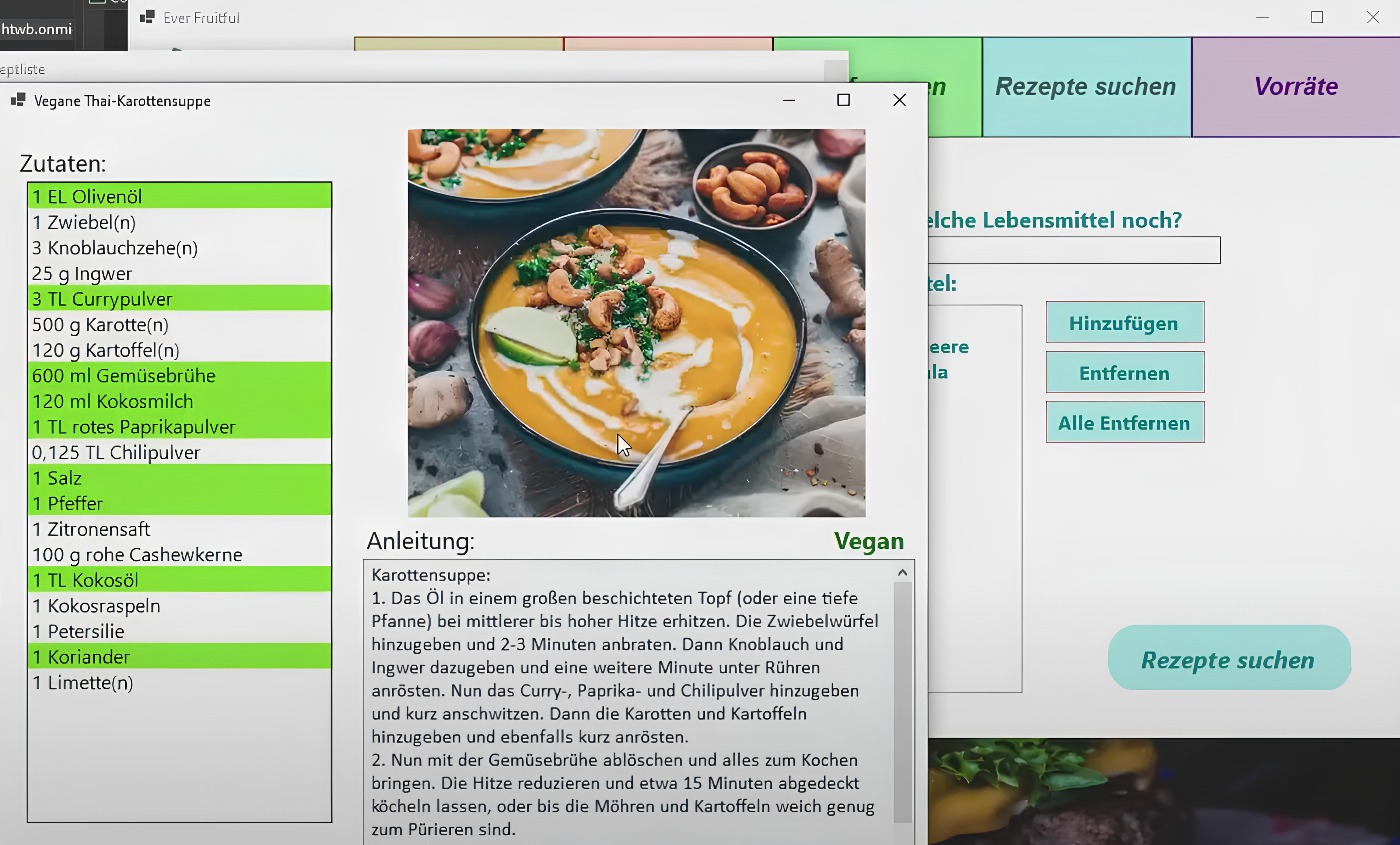 Windows Forms application for leftover food recycling